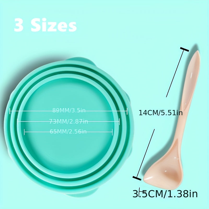 Cat Paw Silicone Can Covers & Food Scoop