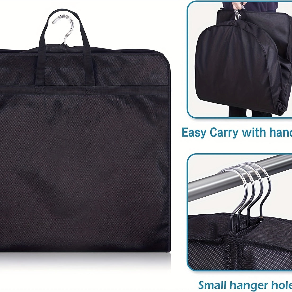 Suit Bags for Closet and Travel, Pack of 3