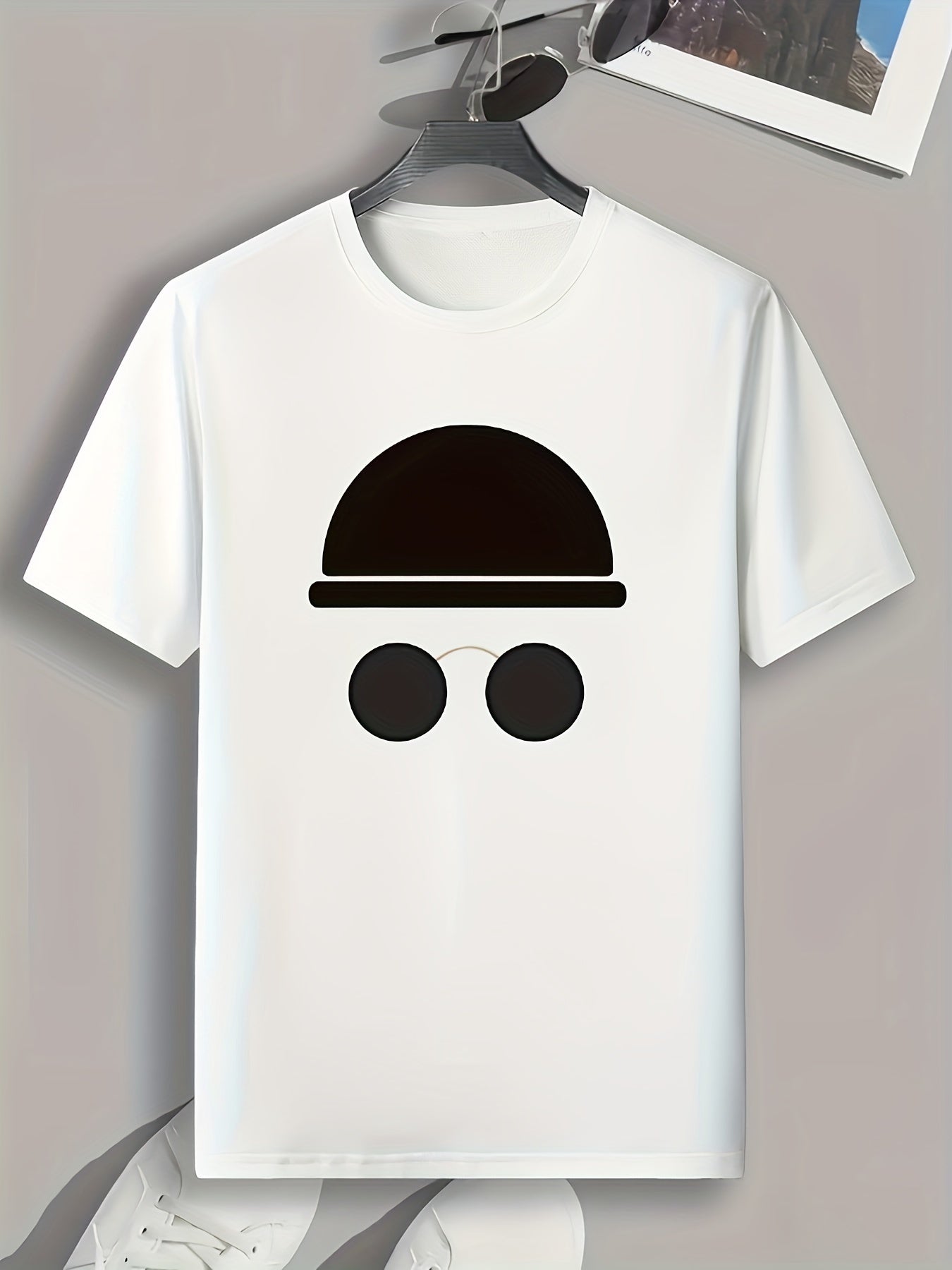 Geometry Print Men's Graphic T shirt Casual Comfy Tees For Summer