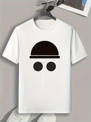 Geometry Print Men's Graphic T shirt Casual Comfy Tees For Summer