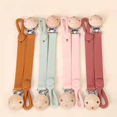 Baby Pacifier Chain Anti-loss Strap Silicone Teether Chain Holder
