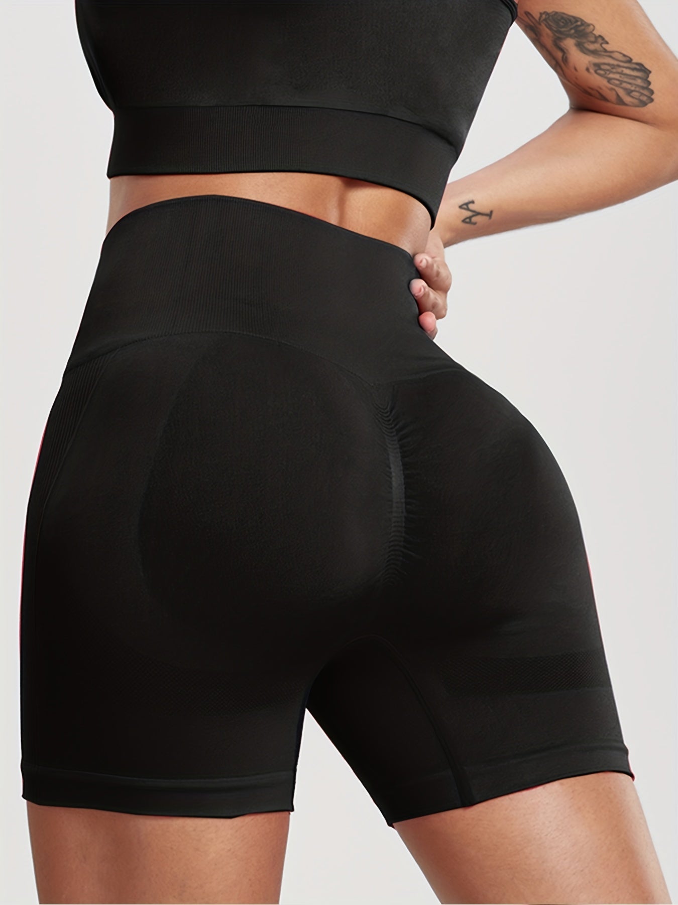 2 Pack High Waist Skinny Shorts for Women