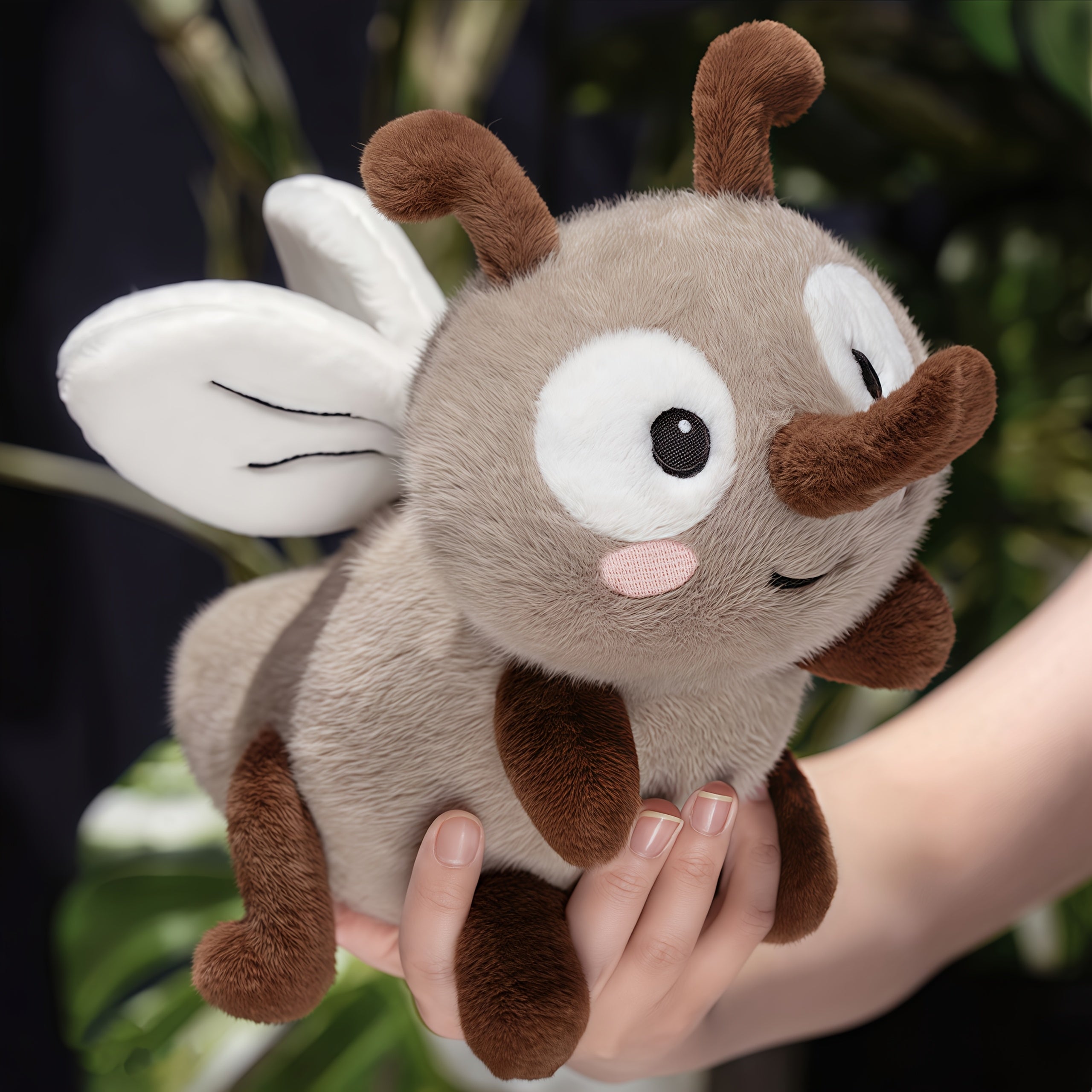 Plush Mosquito Kitten Toy Cartoon with Wings - Perfect Gift for Kids