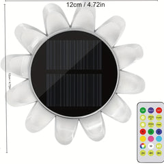 Solar Floating Light Swimming Pool LED Night Sunflower Pond Light