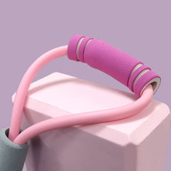Yoga Fitness Ring with 8 Character Puller and Pulling Rope