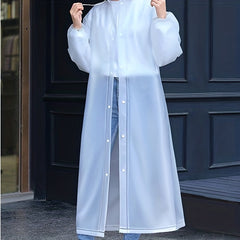 Hooded Rain Poncho for Adults Waterproof for Outdoor Activities