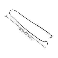 12pcs Nylon Braided Glasses Strap Anti Slip Eyewear Retainer Lanyard