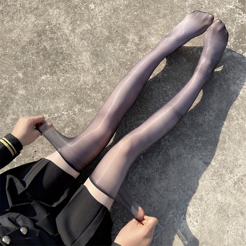 2 Pairs Sheer Thigh High Stockings Women's Stockings & Hosiery