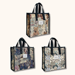 Large Capacity Toiletry Bag Travel Cosmetic Storage Bag Canvas Handbag