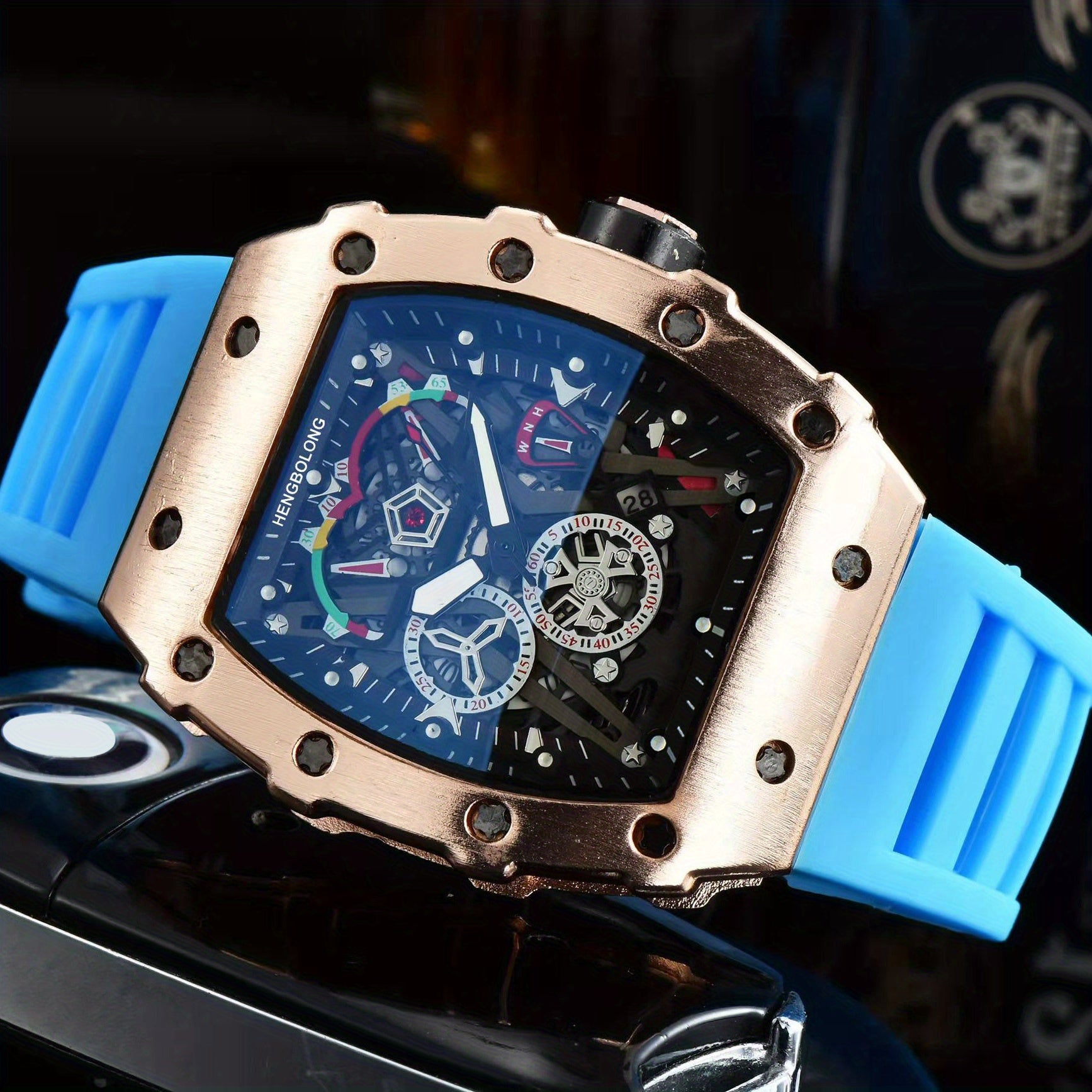 Kids Quartz Barrel Watch Pointer Alloy Wristwatch Men's Accessories