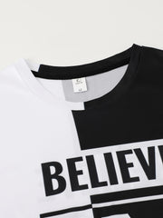 Men's 2 Piece Outfits T-shirt & Casual Shorts Set - Summer Clothing