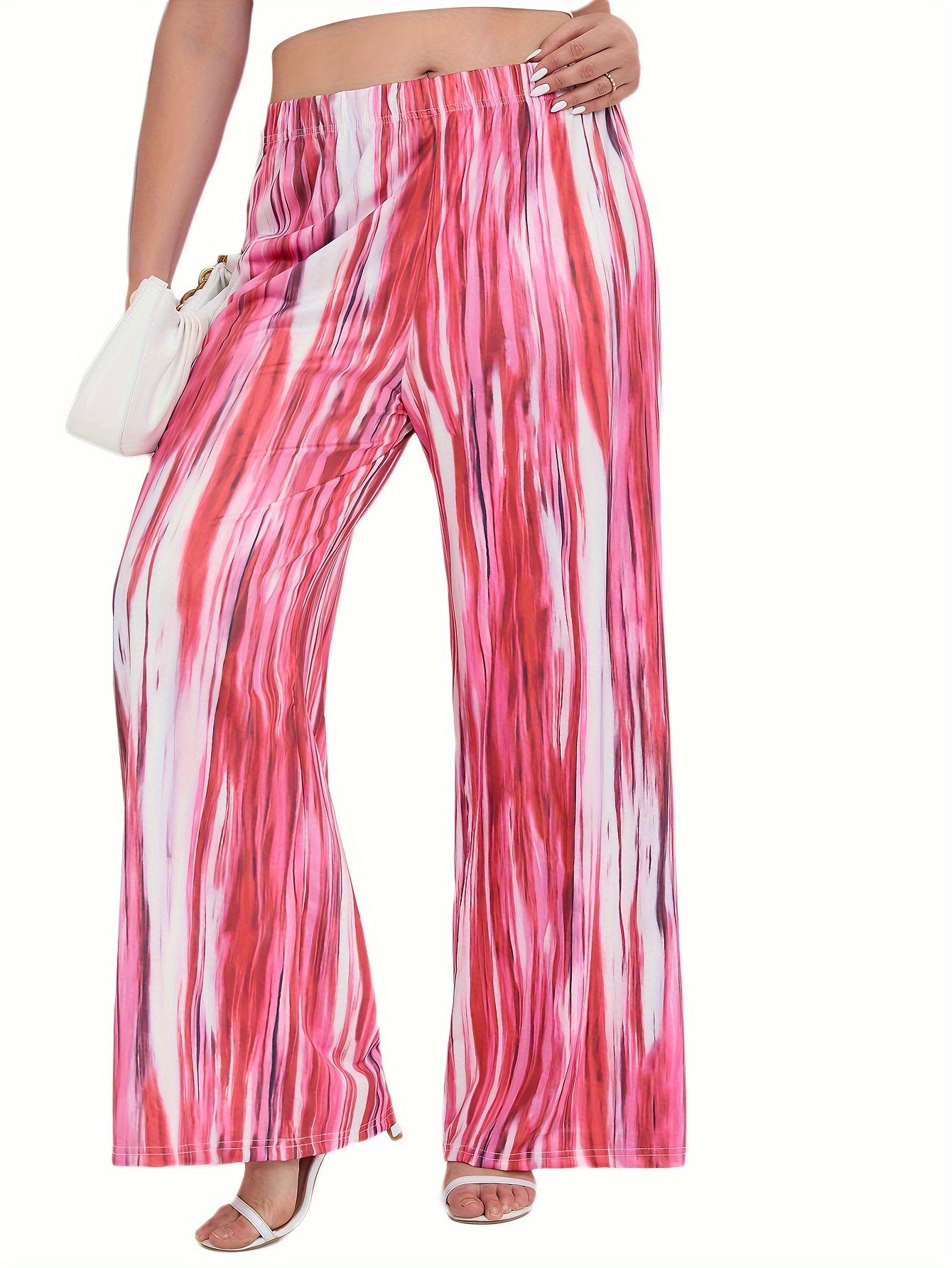 Tie Dye Wide Leg Sports Pants