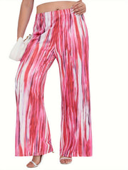 Tie Dye Wide Leg Sports Pants
