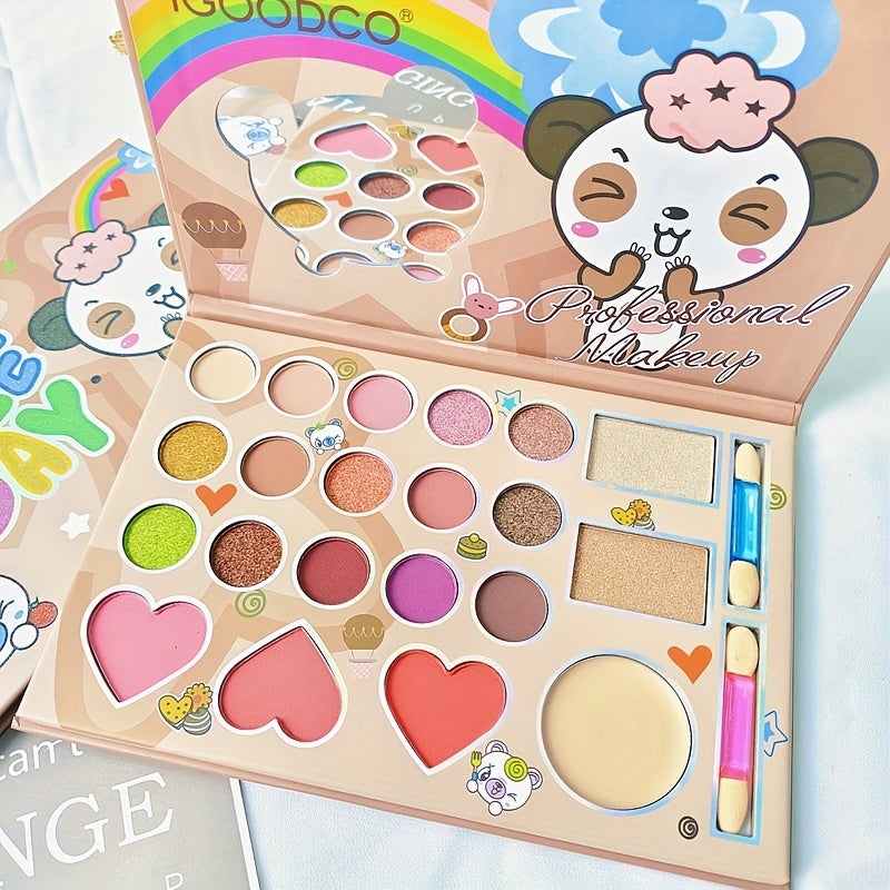 Lovely Bear 21 Colors Eyeshadow Palette for Party Makeup