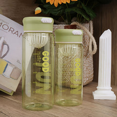 Clear 2ml Portable Water Cup Lightweight Anti-fall Large Capacity Bottle