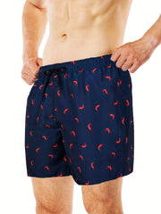 Men's Small Shrimp Double Layer Beach Pants