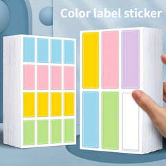 10pcs Colorful Self Adhesive Label Stickers for Classification and Marking
