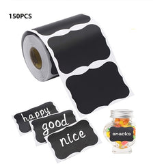 150pcs Waterproof Chalkboard Labels Reusable Stickers For Mason Jars