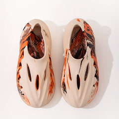 Men's Camo Tie Dye Slip On Clog Sandals