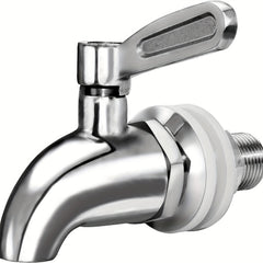 Stainless Steel Beverage Dispenser Replacement Faucet w/ Anti Clogging Cover
