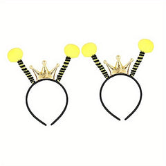 Bee Headband Stuffed Animal Party Halloween Cotton Hair Ring Prop