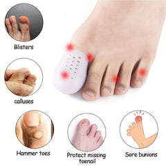 6 Pairs Big Toe Protector Anti Wear Silicone Protective Gear