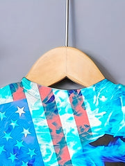 Kids Tee Shirt Graphic Stars 3D Print Top Teens Short Sleeve