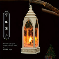 Snow Village Mini House Lamp with LED Light Decoration