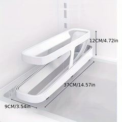 Double Layer Egg Storage Box Refrigerator Side Door Rack