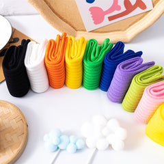 Kids Rainbow Socks Stacking Crew Socks