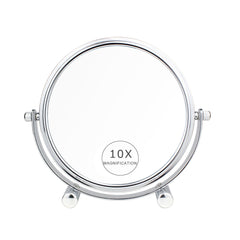 Double Sided 10X 1X Makeup Mirror with Stand