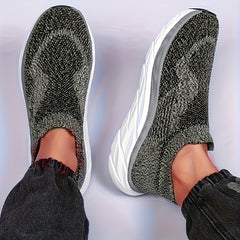 Air Cushion Running Tennis Shoes Lightweight Arch Support Slip On