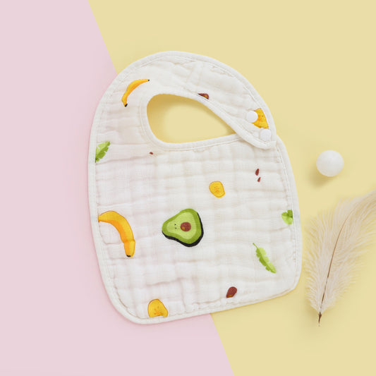 Soft 6 Layer Gauze Bib for Newborns