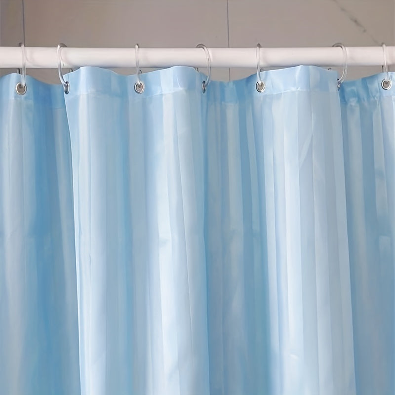 12pcs Transparent Bath Rings for Shower Curtain Rod Hanging
