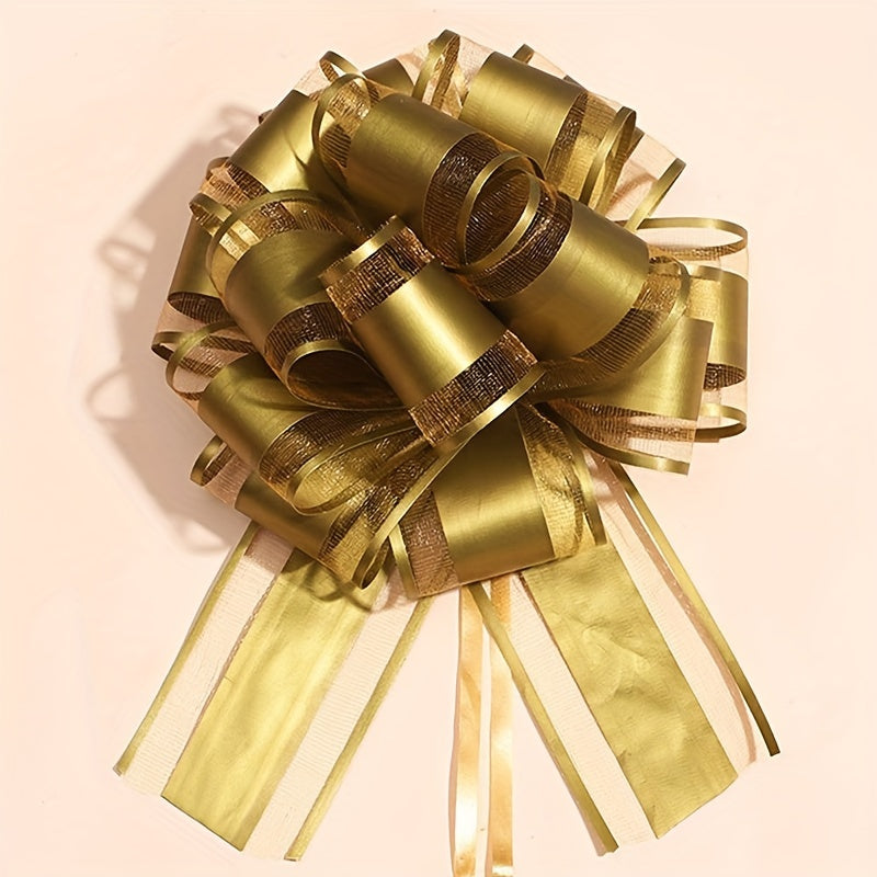 6pcs Pull Bows Christmas Party Birthday Gift Wedding Ribbon Bows