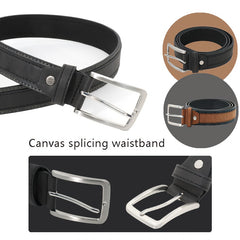 Men's PU Leather Pin Buckle Belt Casual Jeans Belt