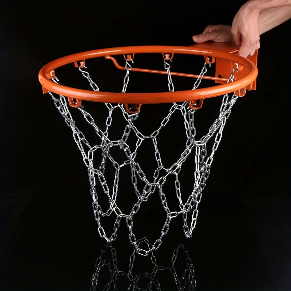 12 Hole Metal Basketball Net Galvanized Thick Iron Basketball Net