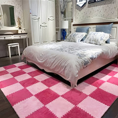 Soft Velvet Foam Floor Mat for Baby's Bedroom - Cozy & Safe
