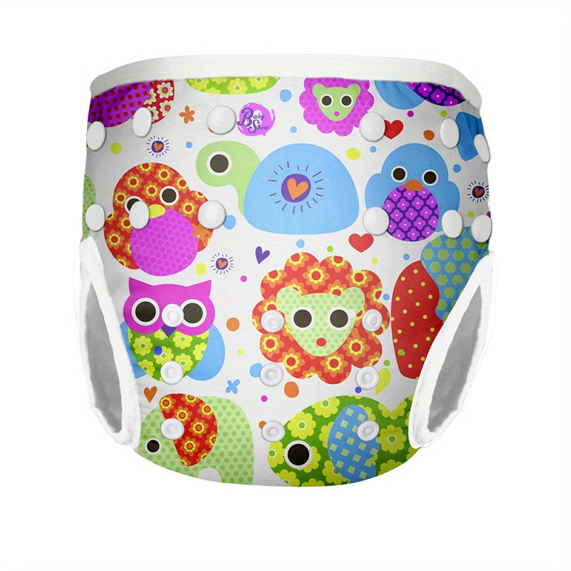 3 Years Reusable Baby Swimming Diapers Tiger Printed Washable Nappies Pool Pants