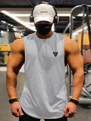 Men's Quick Dry Sports Tank Top Light Loose Sleeveless Shirt