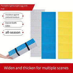 1pc Outdoor Camping Single Folding Moisture proof Mat Thickened