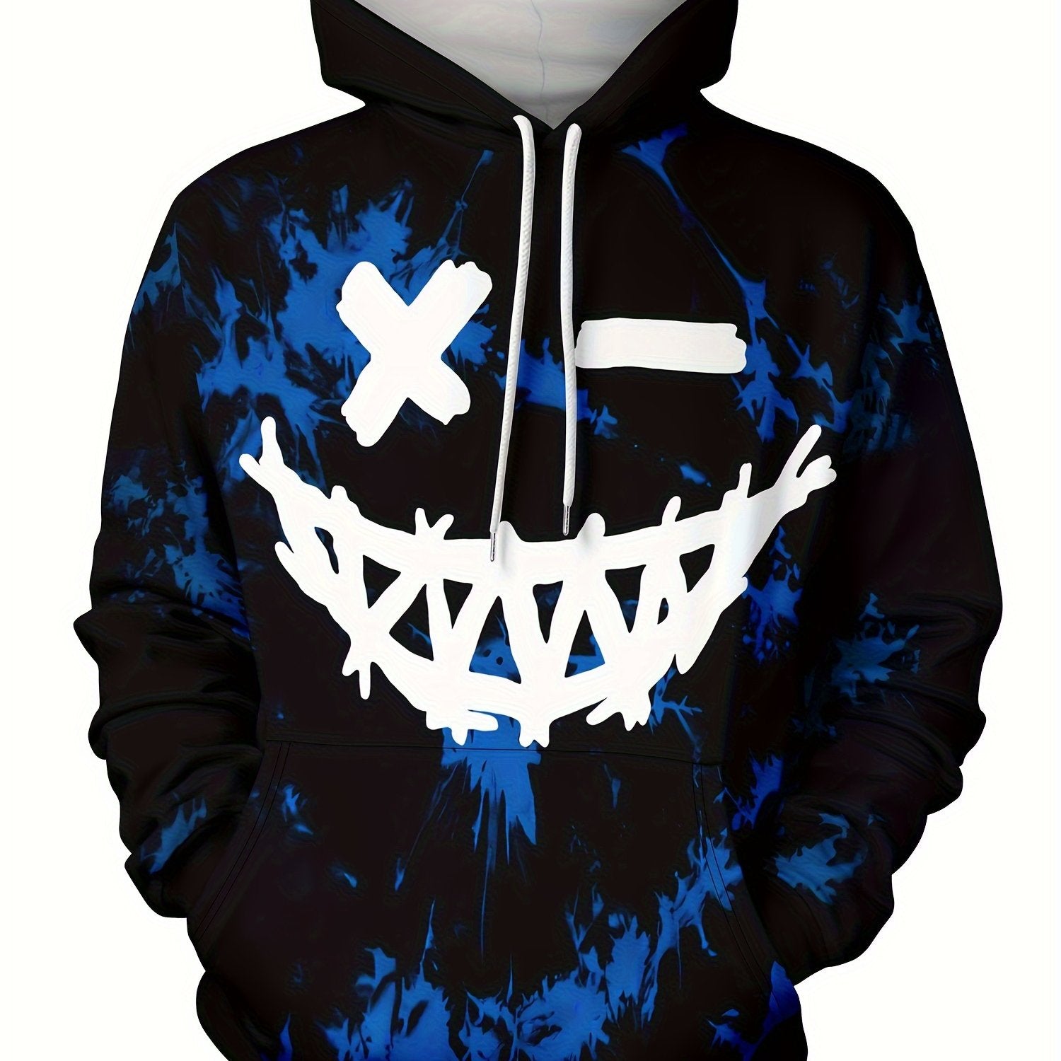 Grimace Print Hoodies For Men Graphic Hoodie With Kangaroo Pocket