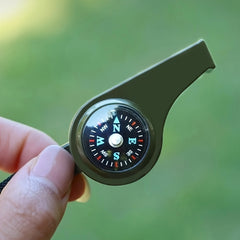 Outdoor Survival 3 in 1 Whistle Field Life saving Training Equipment