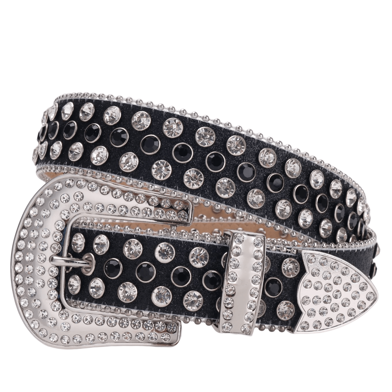 Western Rhinestones Crystal Studded Belts Cowgirl Cowboy