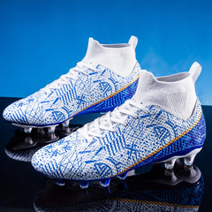 Youth High-Top Spiked Football Cleat for Training & Competition