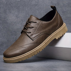 Men's Derby Lace-up Dress Shoes for Office Business Formal Events