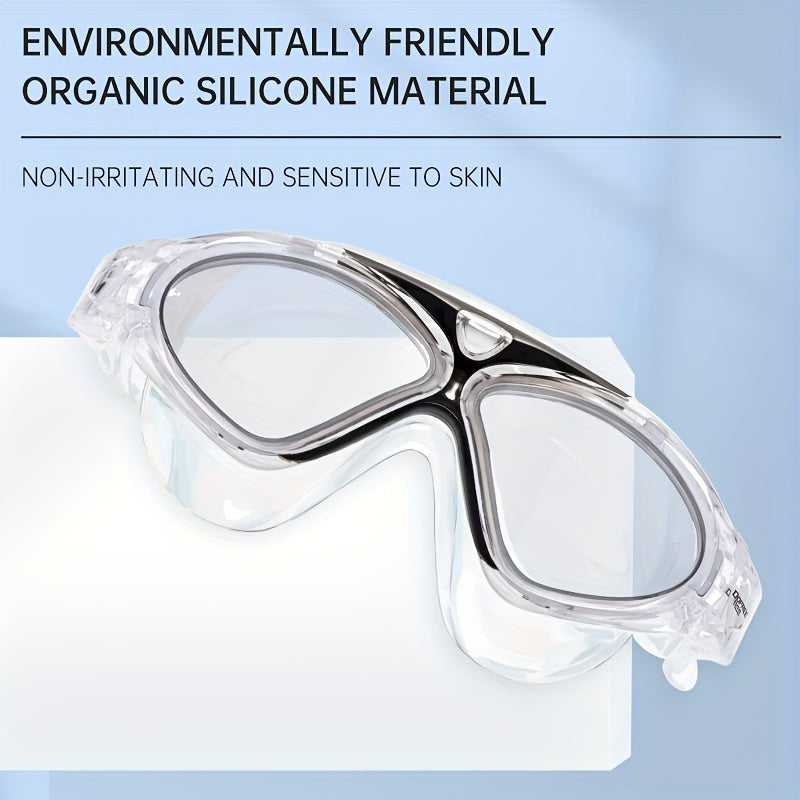 Professional Swimming Goggles Anti-fog Waterproof HD Glasses