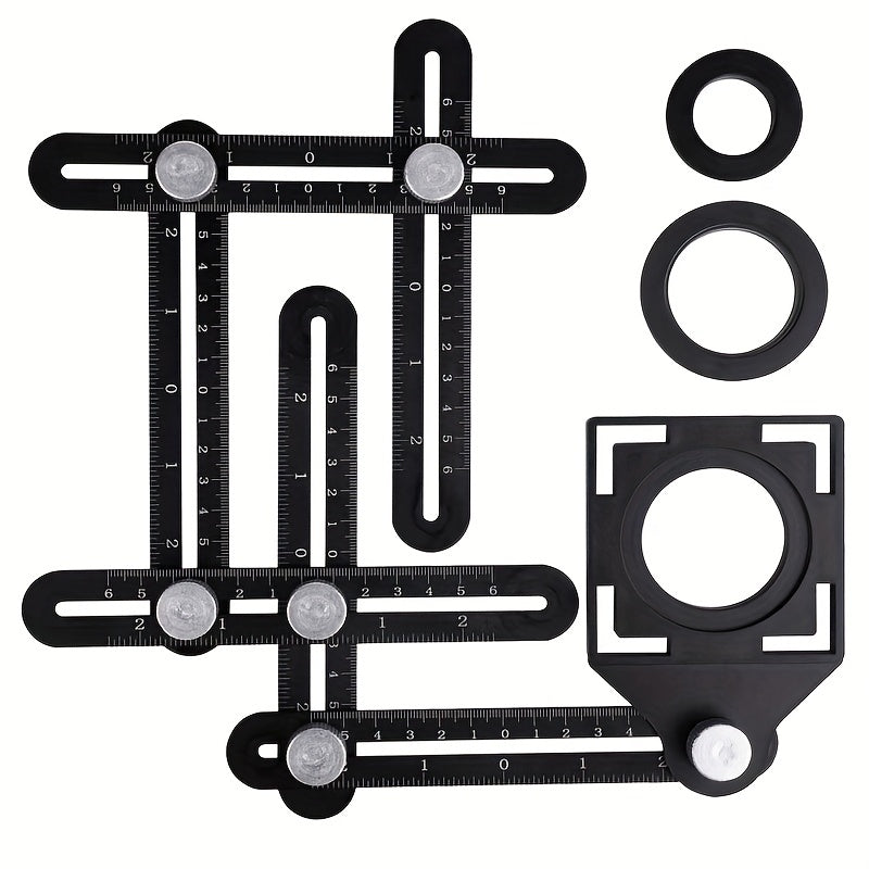 Aluminum Alloy Angle Finder Universal Ruler Drill Guide