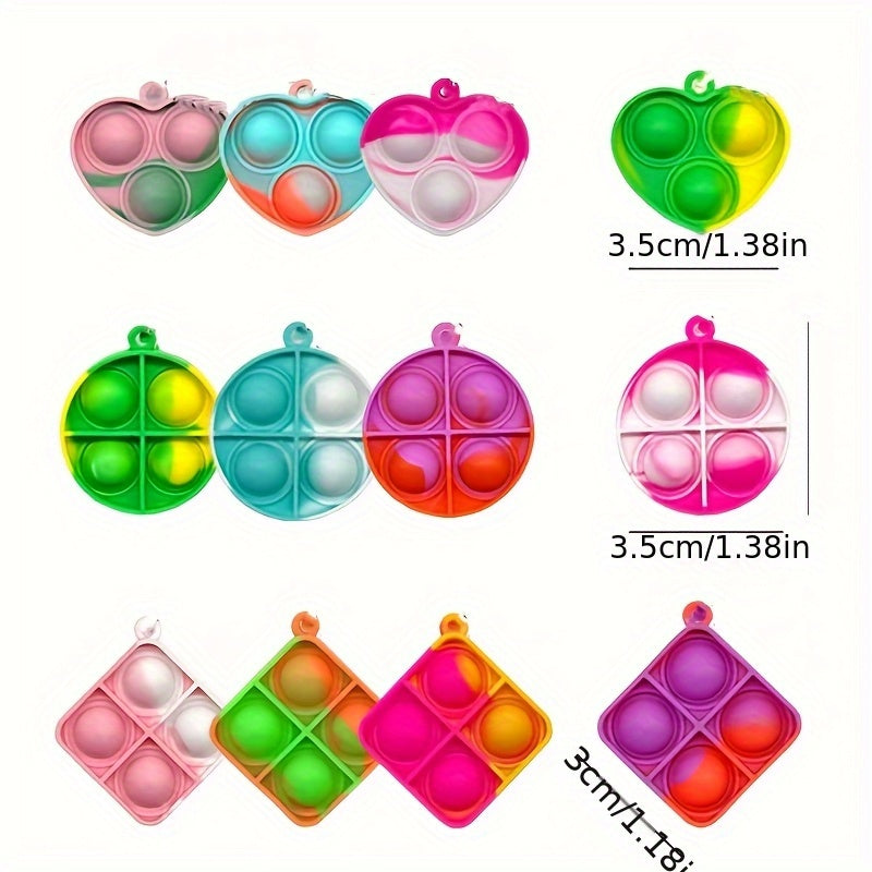 Mini Style Toy Bag Set Keychain Relax Hand Toy Party Gift Office Desk Toy