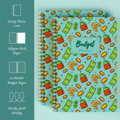 Budget Planner Monthly Finance Organizer Expense Tracker Notebook